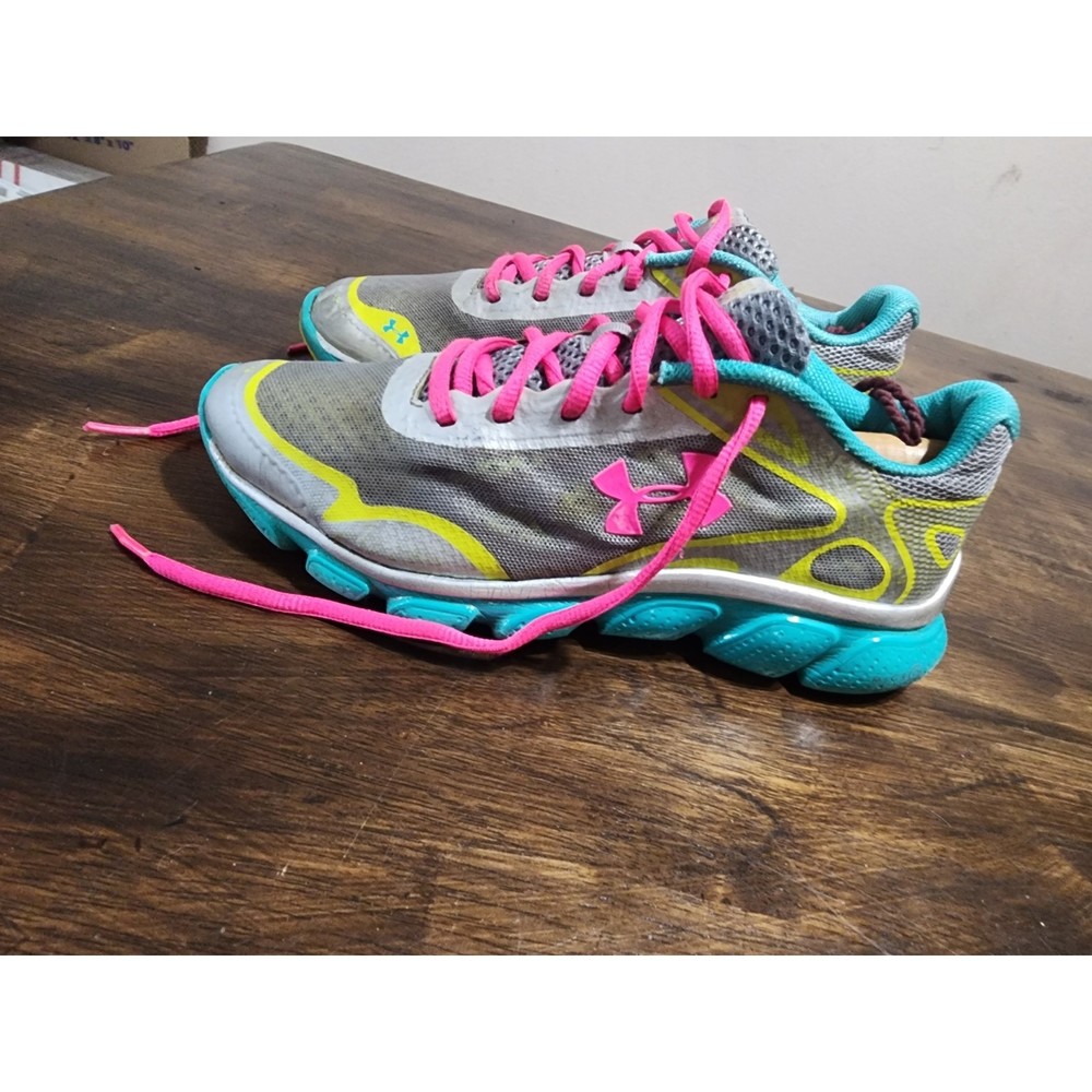 Under Armour Micro G Pulse 1241979-099 Gray Running Shoes Sneakers Size 6.5